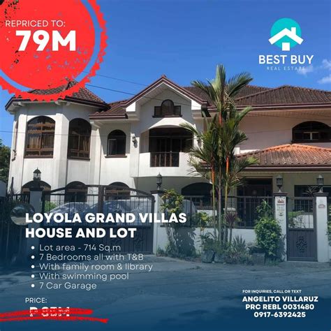 House and Lots in Loyola Grand Villas .